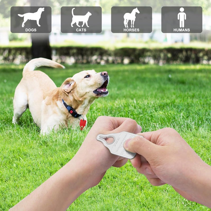 Wallace Forge Tick Remover Tool Portable with Tick Removal Tweezers Suitable for Pet and Humans, Safe and Reliable, Quick Highly Effective, Pain-Free, Essential Tick Remover Key Tools for Outdoor Activities-3 Pack - Image 4